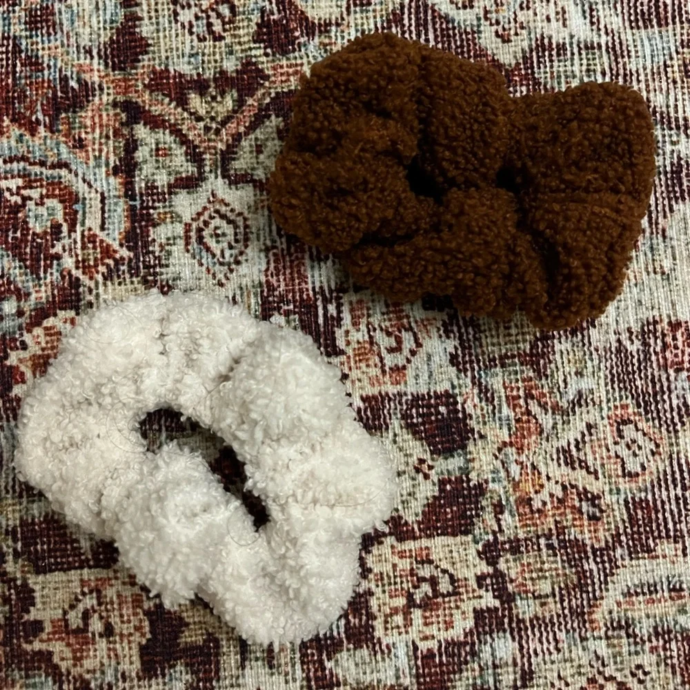 Set of Two American Eagle Cozy Scrunchies